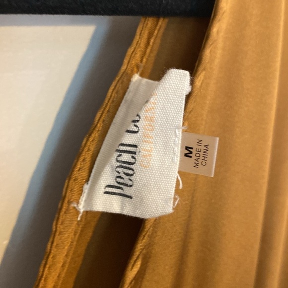 Peach Love California Golden Mini Dress - Picture 5 of 5